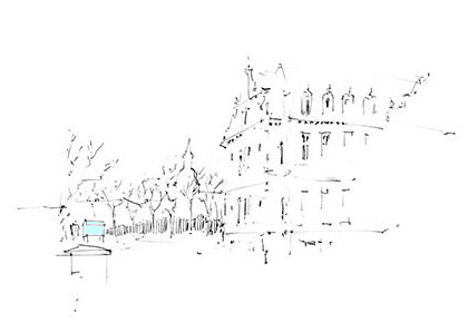 Skulpturen_am_Schloss_Ribbeck